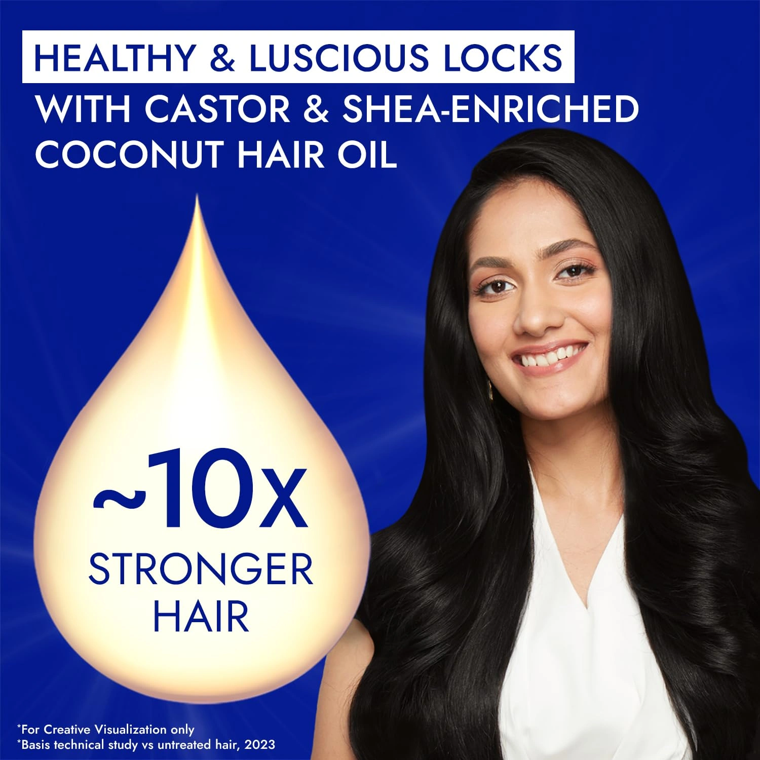 Parachute Advansed Castor &amp; Shea-enriched Coconut Hair Oil| Castor Hair Oil| Power of Superfoods| Hair Growth| 300 ML-1