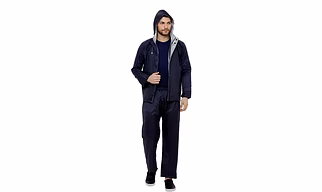 MEN'S RAINCOAT - BLUE By YOUTH ROBE - A PREMIUM BRAND | Available Sizes - L, XL, XXL, 3XL, 4XL.