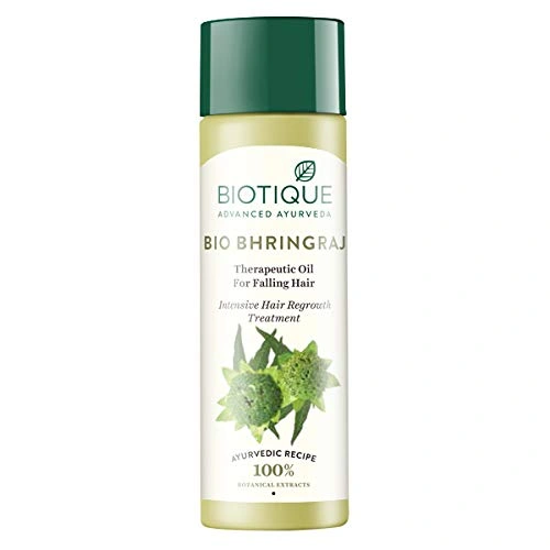 Biotique Bio Bhringraj Ayurvedic Therapeutic Hair Oil, 200ml &amp; Biotique Bio Wintercherry Lightening And Rejuvenating Body Nourisher, 190ml-1