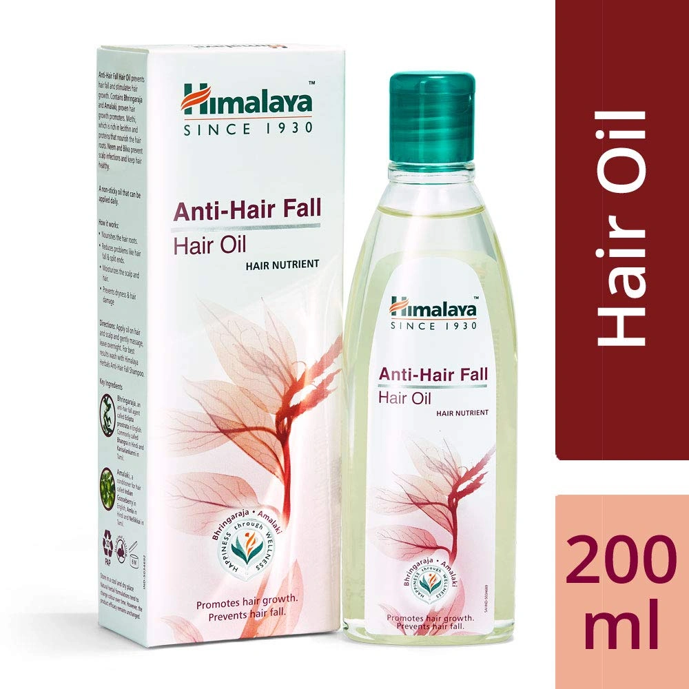 Himalaya Herbals Anti Hair Fall Hair Oil, 200ml &amp; Oil Clear Lemon Face Wash, 150ml Combo-1