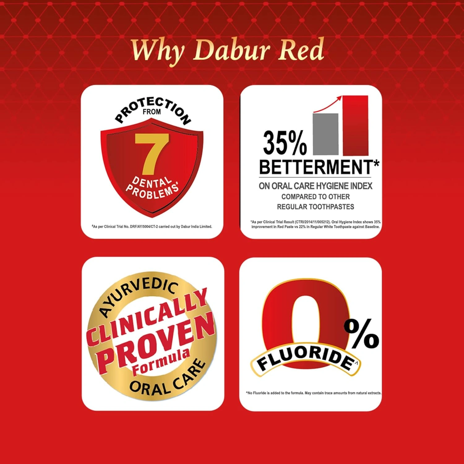 Dabur Red Paste - India's No.1 Ayurvedic Paste, Provides Protection Plaque Removal, Toothache, Yellow Teeth, Bad Breath- 600g (150gm*4) &amp; Dabur Amla Hair Oil - for Strong, Long and Thick Hair 275ml-2