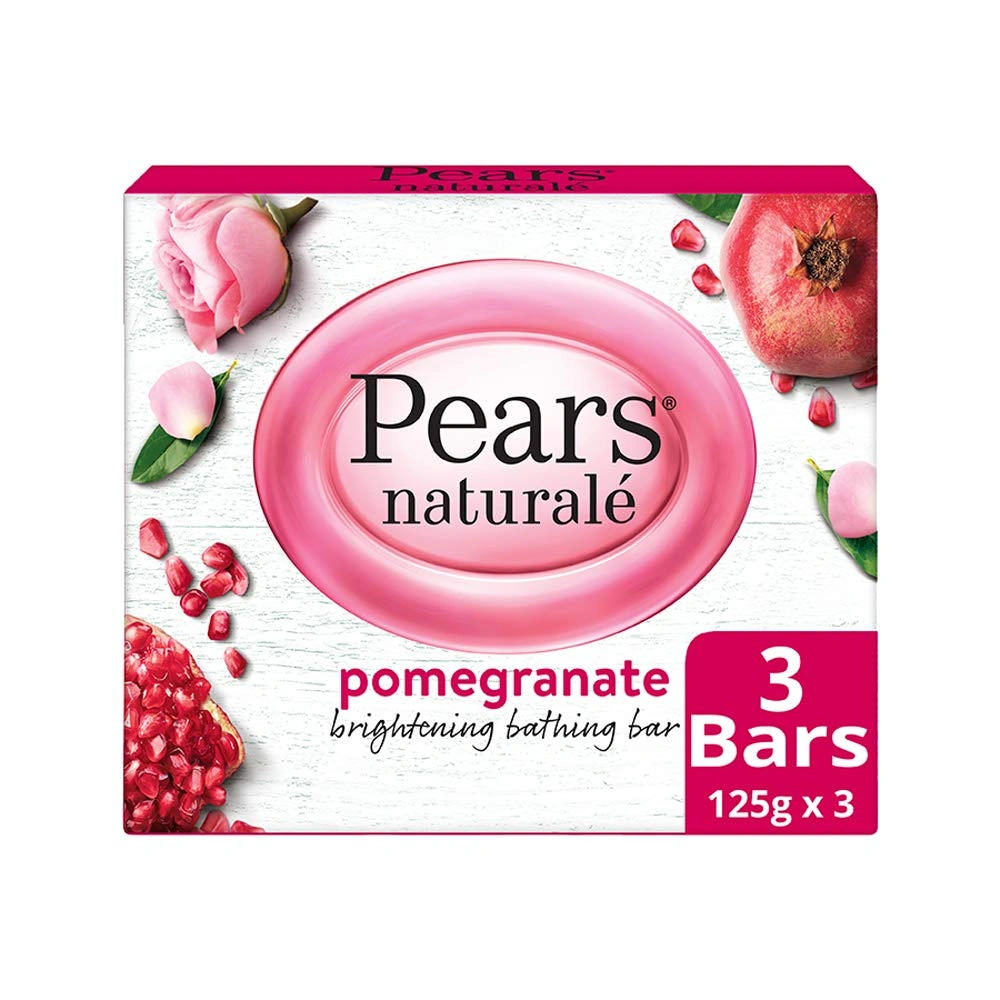 Indulekha Bhringa Hair Oil, 100ml &amp; Pears Naturalé Pomegranate Brightening Bathing Soap Bar, 125 g (Pack of 3)-5