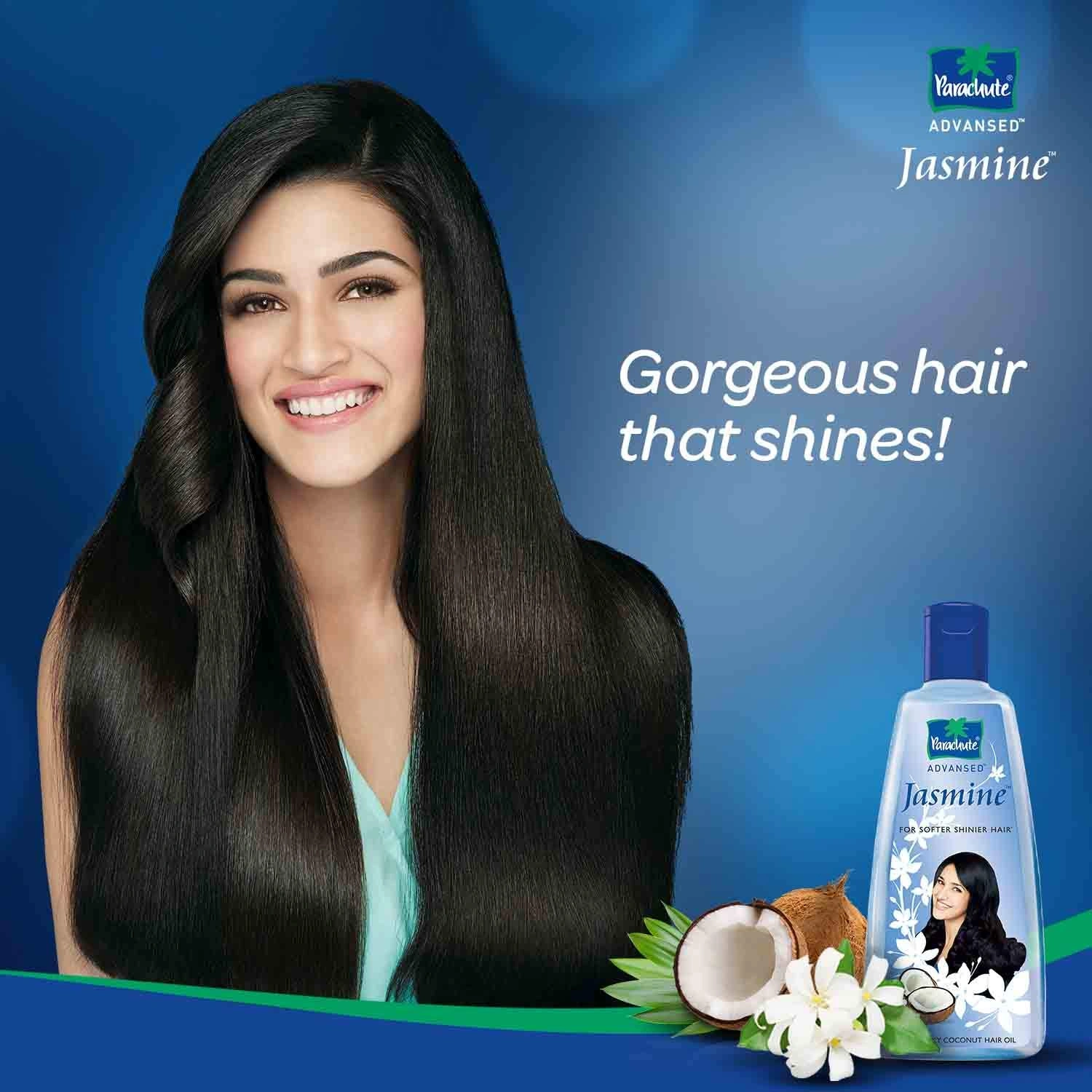 Parachute Advansed Jasmine Coconut Hair Oil, 400ml (Free 90ml) Pack Of 3-1