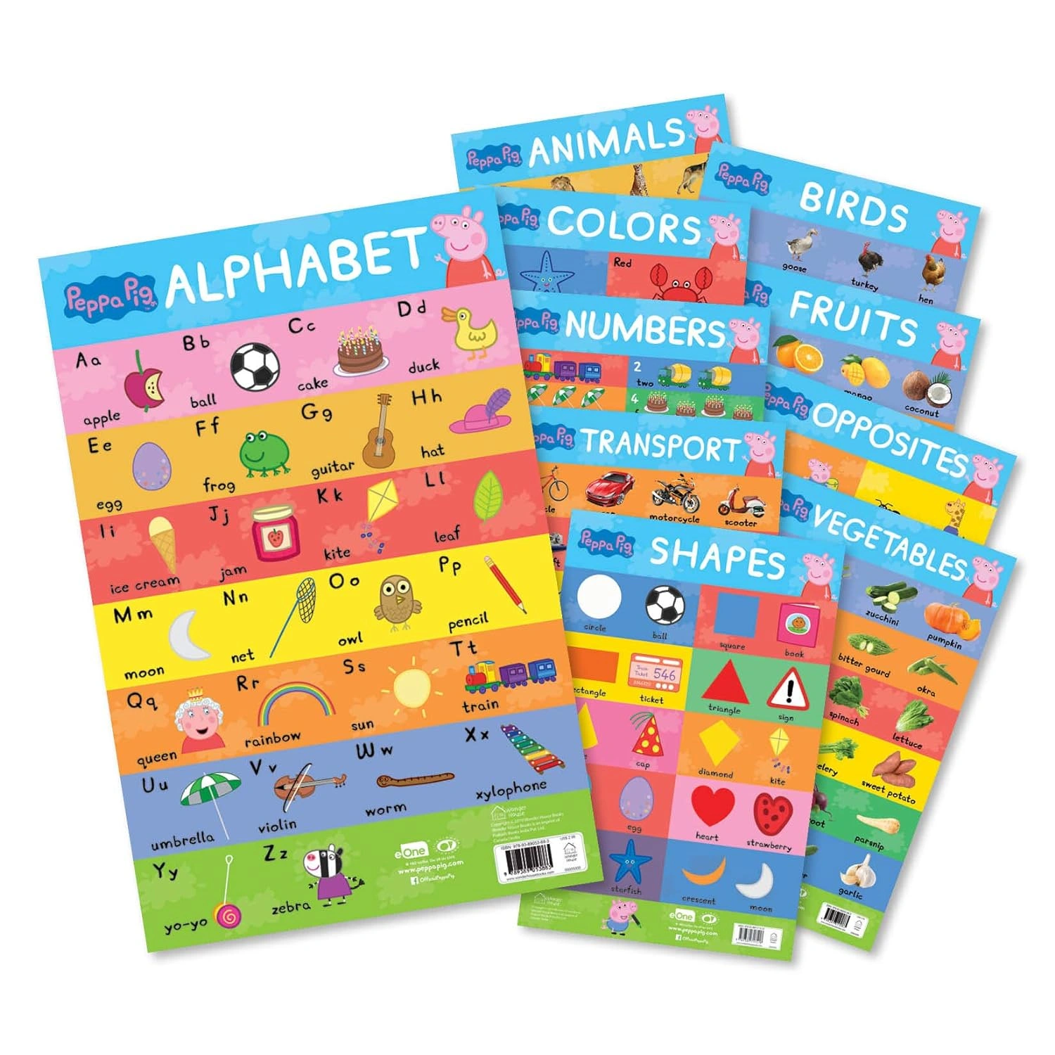 My First Early Learning Charts &amp; Numbers 1-100 - My First Early Learning Wall Chart Product Bundle-2