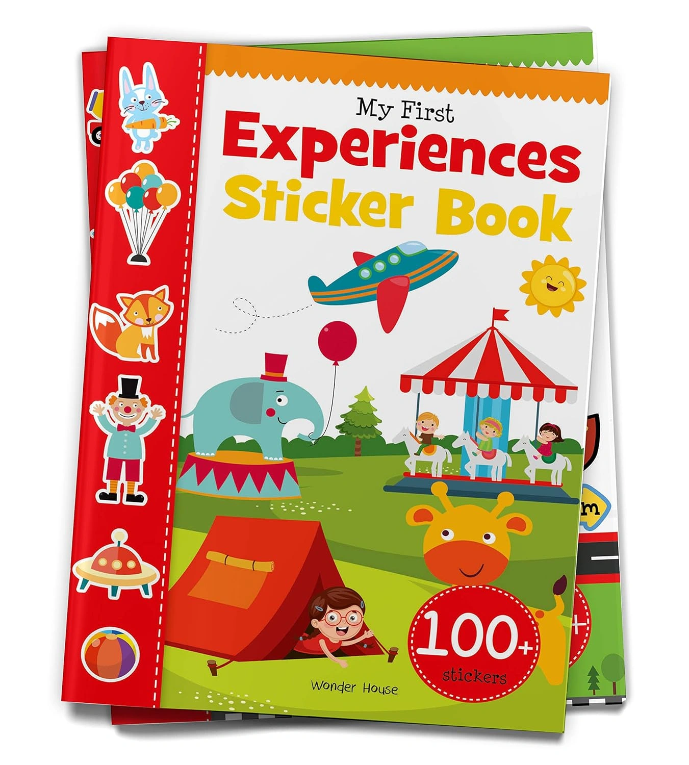 Early Learning Educational 10 Charts Boxset for Kids &amp; My First Experiences Sticker Book Product Bundle-4