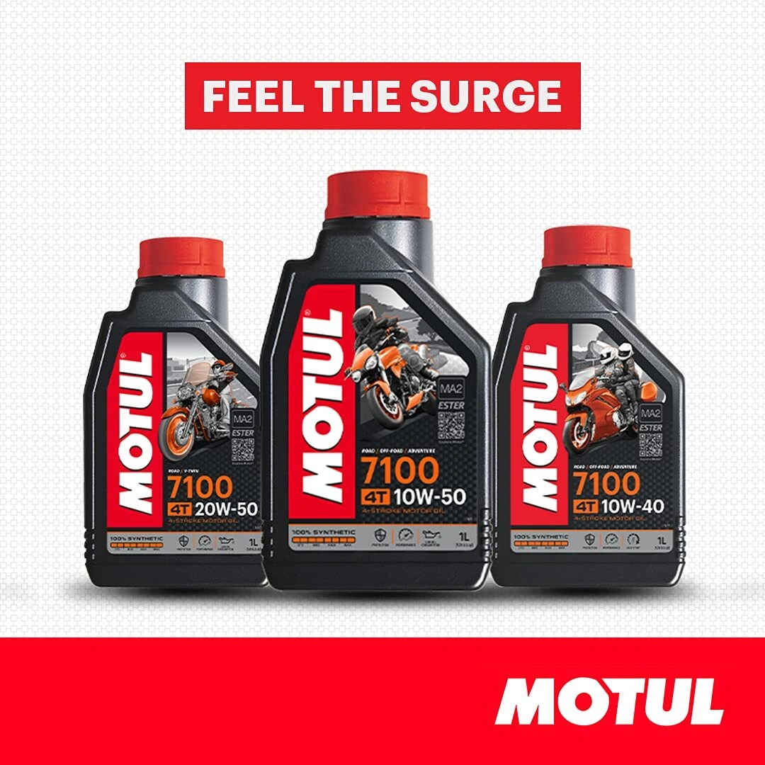 Motul 7100 4T 10W-50 API SN Fully Synthetic Petrol Engine Oil for Bikes (1.5 L)-4