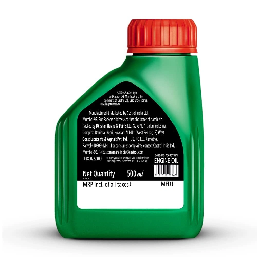 Castrol CRB MINI-TRUCK 15W-40 CH-4 Diesel Engine Oil for Mini-Trucks and Pick-Up Vans-RDMB201164