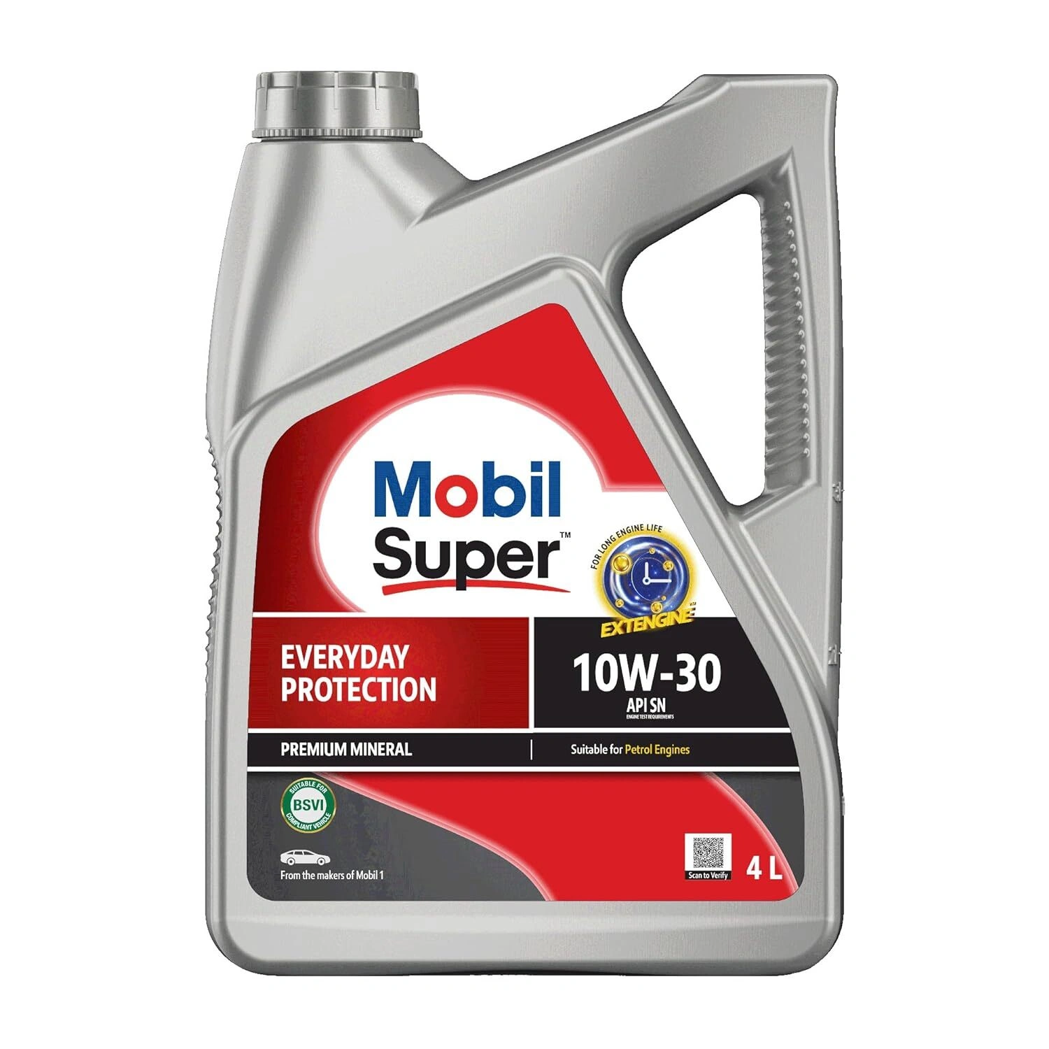 Mobil Super HP 10W-30 Extra High Performance Engine Oil for Cars (4 L)-2