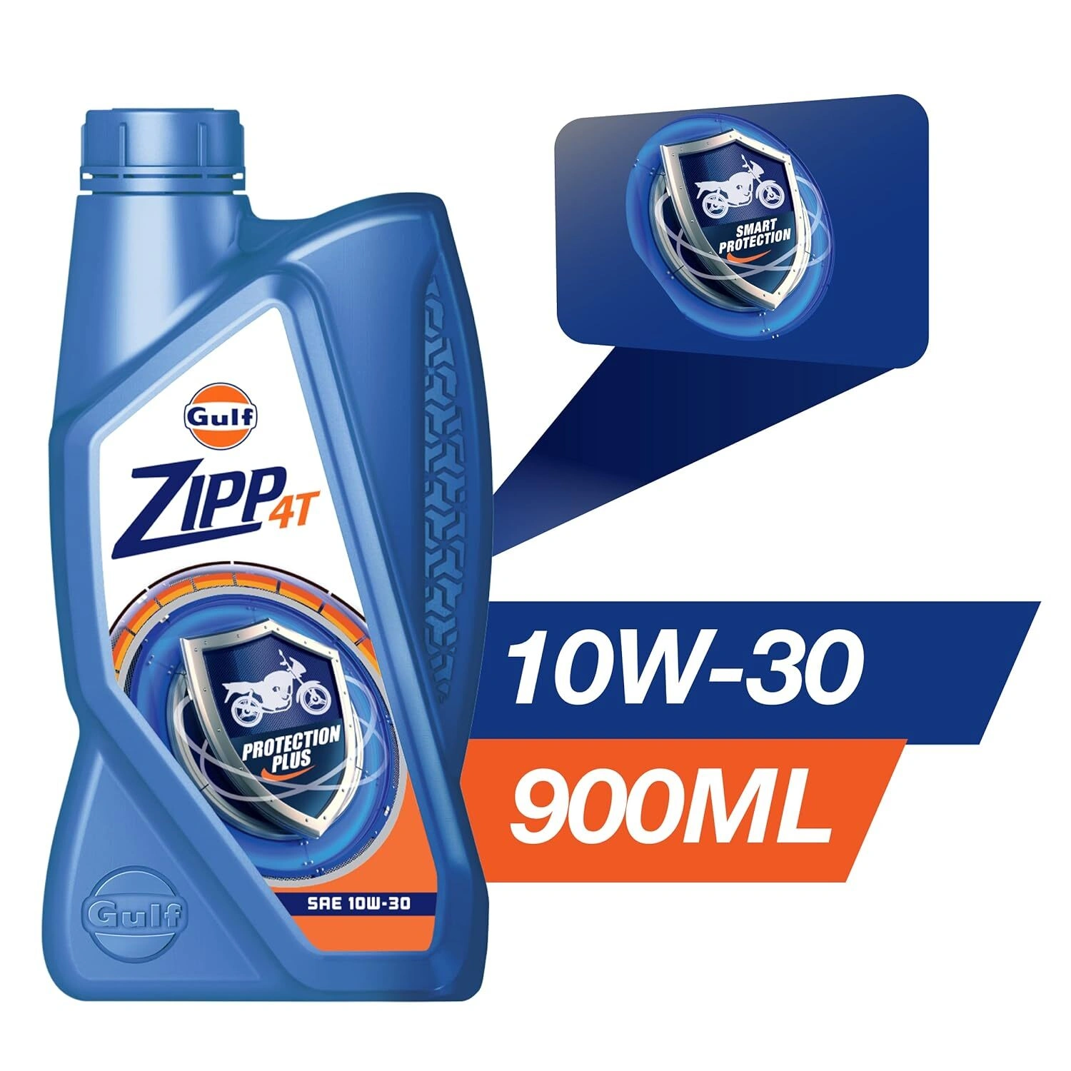 Gulf Zipp 4T 10W30 [900 mL] 2 Wheeler Bike Engine Oil-2