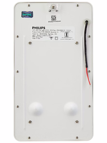 Philips 10W Decorative Wall Light/Wall Lamp | Coral Integrated LED Indoor Wall Lamp | Light Color : Warm White