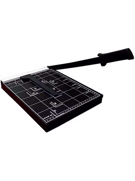 Black Heavy Duty Professional Magnetic Paper Cutter Machine for A4, B5, A5, B6, B7 Size Sheet