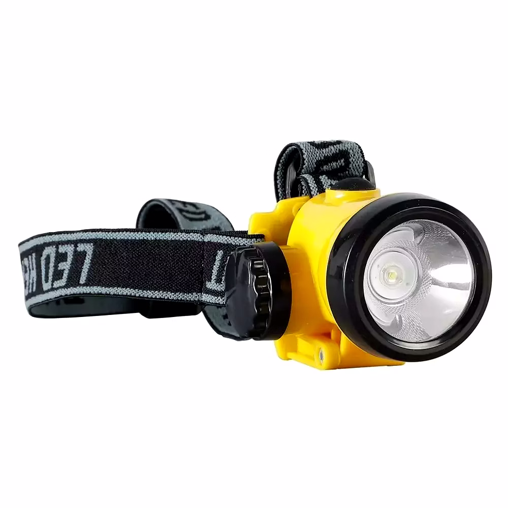 Havells 3 W Trekband Mini Rechargeable Head Torch in Yellow Colour, 3.7 V and 1200 mAh Battery Capacity, LHEXAJPGCN1Y003 image 1