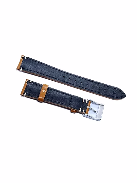 RDX Global Fashion Quick Release Cordovan Leather Watch Strap | Size: 20 mm | Colour: Brown