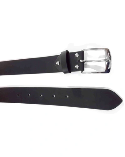 Leather Belt Black Plain 38mm-34&quot;-1