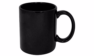 CERAMIC MUG BLACK