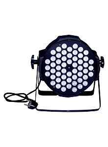 54 LED RGB Disco Stage Projector Light Black