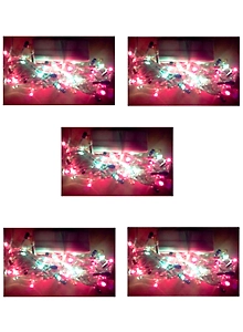 3-3.5 Meter Long Approx (Pack Of 5) String Lights Multi