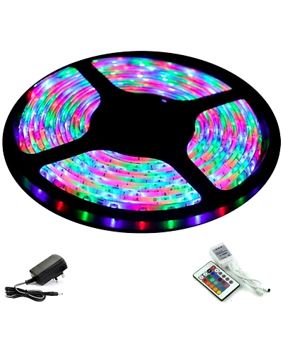 IR Controller, Remote, Adaptor &amp; LED Strips Multi-WPRGBREMOTE3528