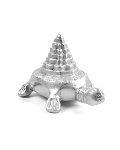 Best Quality Parad (Mercury) Tortoise Shree Yantra - 3.5 cm Approx-PARADTORSHYAN90