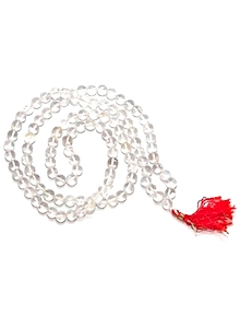 Spatik Mala / Crystal (108+1) Beads Rosary for Chanting and Wearing