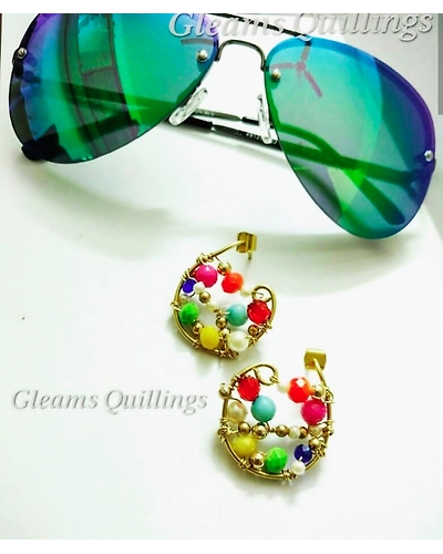Beaded rings-Jg023
