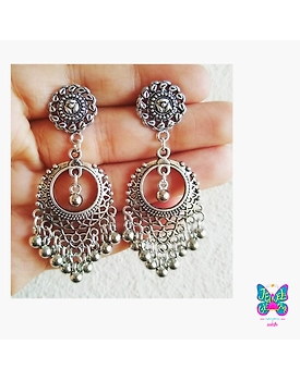 silver danglers