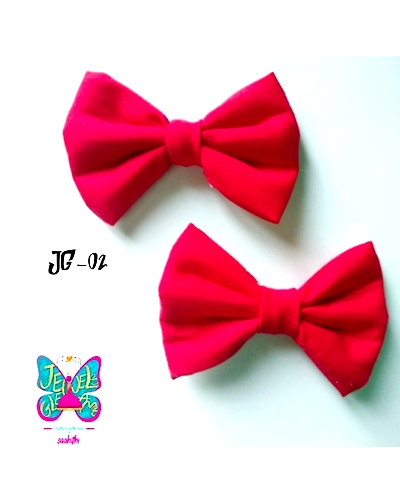 pair of  red bows-jg-1