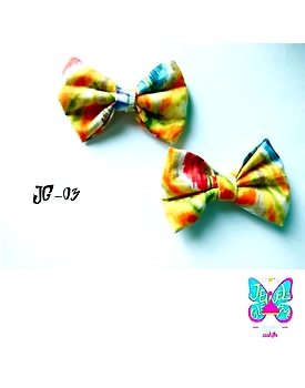 pair of pattern bows