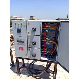 l t panel for industries-250 kva-kw with three output of 100kw