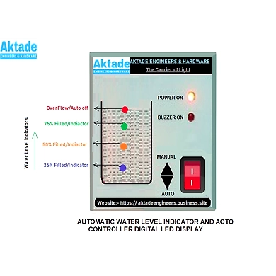 Automatic Water Level indicator, Alarm and Controller Device-gray-500-1