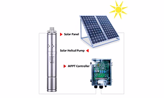 3 HP Solar Water Pumping System