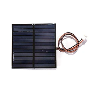 6V 100mA Wire Attached Mini Power Solar Cells for Solar Panels, DIY Projects (Multicolour, 70 x 70 mm)