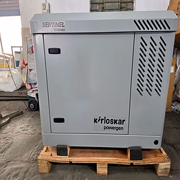 7.5kva kirloskar portable silent diesel generator