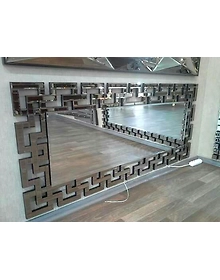 Cut Glass Mirror