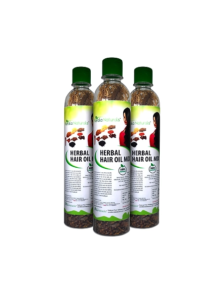 Kanan Naturale Herbal Hair oil mix 150gm ( 50 gm x 3 Bottles )-KN023