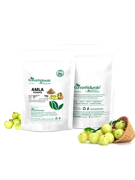 Kerala Naturals Amla powder 200 gm ( 100 gm x 2 Packs )-200gm