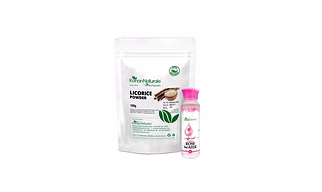 Licorice root powder 100 gm + Rose water 100 ml