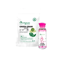 Green Gram Powder 100 gm + Rose water 100 ml