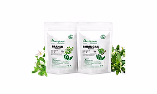 Bhringraj Powder 100 gm + Brahmi Powder 100 gm