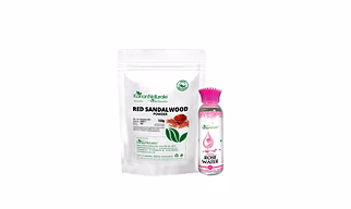 Red sandalwod Powder 100 gm + Rose water 100 ml