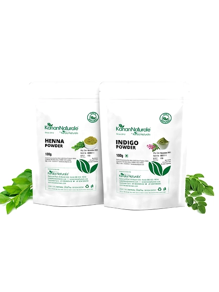 Henna Powder 100 gm + Indigo Powder 100 gm-KN034