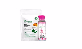 Kasturi turmeric powder 100 gm + Rose water 100 ml