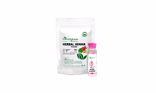 Herbal Henna Powder 100 gm + Rose water 100 ml