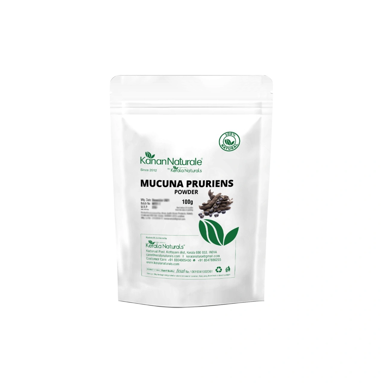 Kanan Naturale Mucuna Pruriens 200 gm ( 100 gm x 2 Packs )-11298596