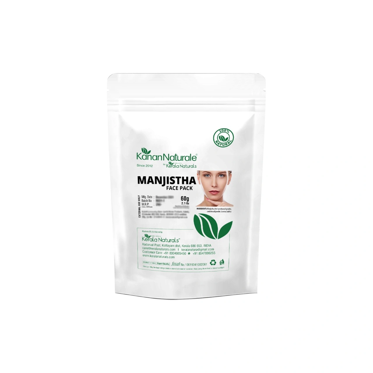 Kanan Naturale Manjistha Face pack 60 gm-11298696