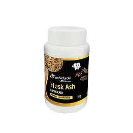 Kerala Naturals Husk Ash (Umikkari )- Herbal Tooth Powder 100 gm ( 50 gm x 2 Packs )