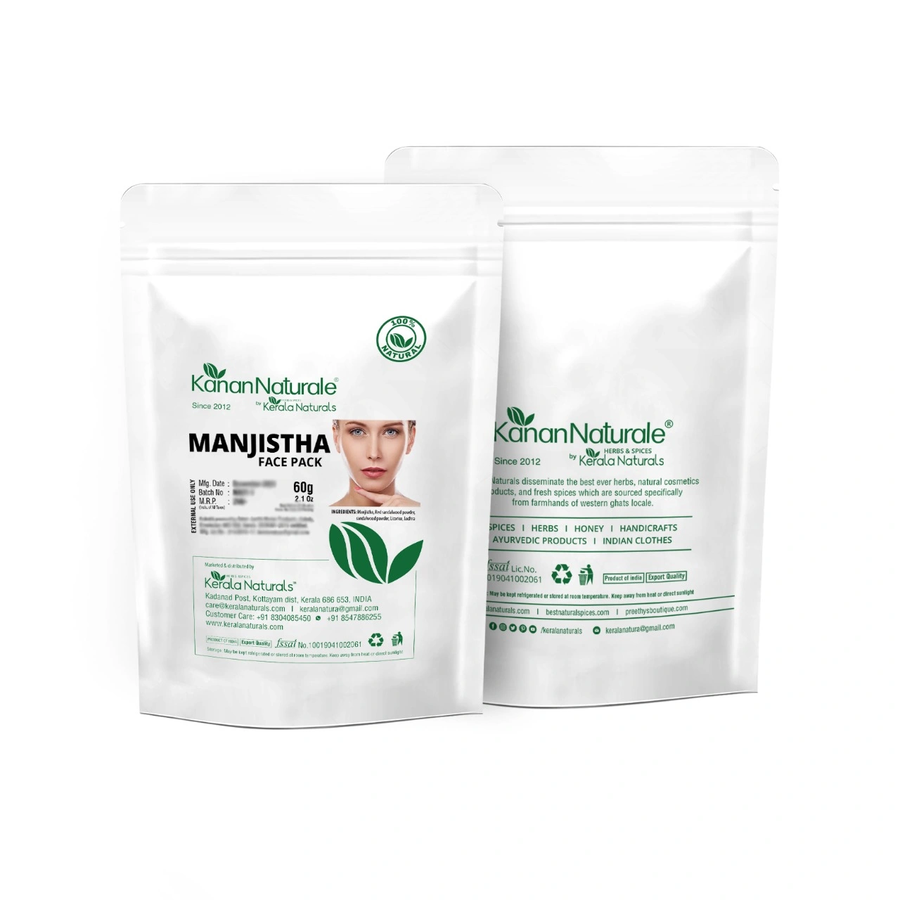 Kanan Naturale Manjistha Face pack 60 gm-2