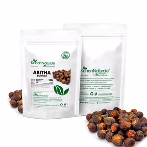 Kanan Naturale Soapnut Powder ( Aritha Powder) 200 gm (100 gm x 2 Packs )