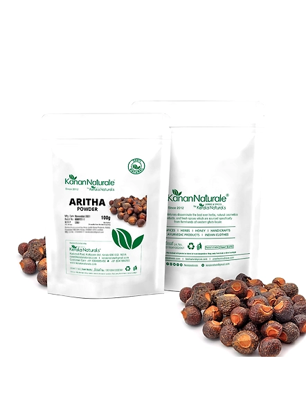 Kanan Naturale Soapnut Powder ( Aritha Powder) 200 gm (100 gm x 2 Packs )-11298428