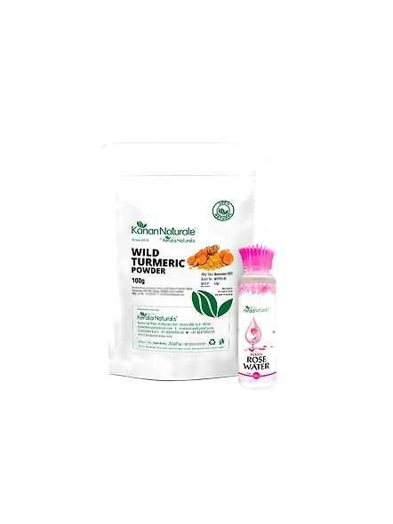 Kasturi turmeric powder 100 gm + Rose water 100 ml-4